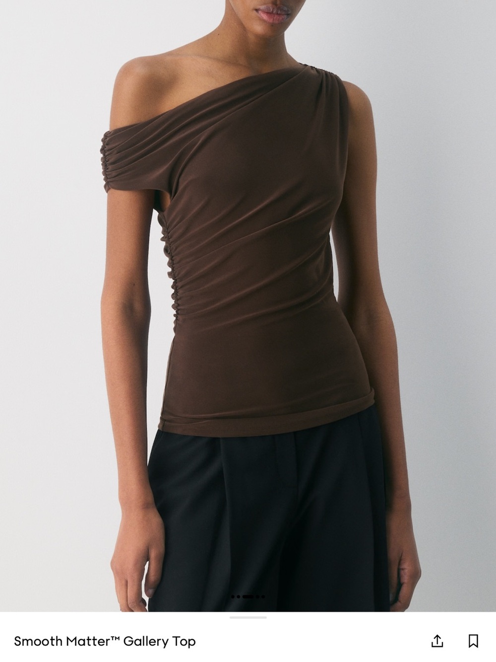 ARITZIA Smooth Matter™ Gallery Top - Rich Mocha Brown